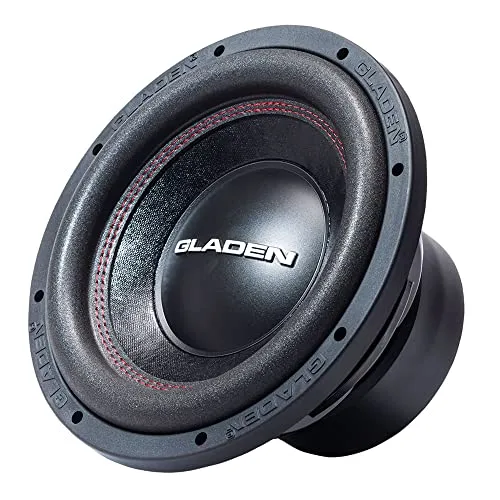 Gladen RS-X10 Subwoofer - Car-HiFi-Lautsprecher mit 25 cm Durchmesser, 300 WRMS und Aluminium Gusskorb für kraftvollen Bass und hohe Klangqualität.