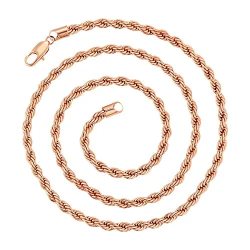 Heideman Halskette Depravare Damen - Elegante Roségold Kette aus Edelstahl - Ketten für Damen, modernes und schlichtes Design aus allergikerfreundlichem Edelstahl mit hochwertiger PVD-Beschichtung in Roségold, ideal für jeden Anlass.