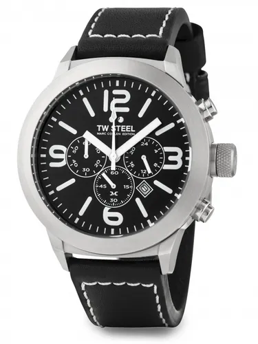 TW Steel Marc Coblen Edition mit Lederband Chronograph Datum 45 MM TWMC33