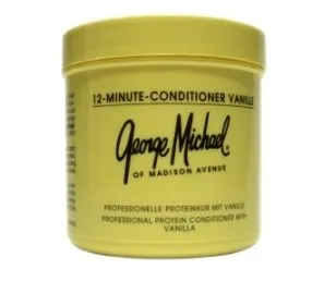 George Michael 12 Minute Conditioner VANILLE 185ml - Haarkur für geschädigtes, strapaziertes und trockenes Haar mit intensivem Haar-Repair-Effekt. Angereichert mit Vanilleextrakt für optimale Pflege in nur 12 Minuten.