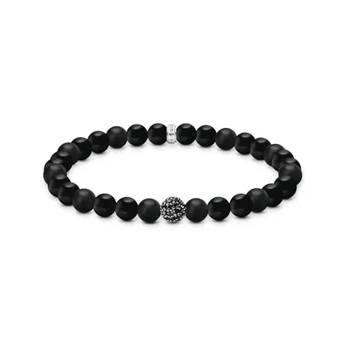 THOMAS SABO Unisex Armband A2194-705-11-L19 aus Obsidian von THOMAS SABO