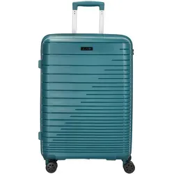 d & n Travel Line 4600 4-Rollen Trolley M 65cm (petrol) - Reisekoffer & Trolleys, robuster Hartschalentrolley mit 4 Rollen für müheloses Reisen, TSA-Schloss für Sicherheit und modernes Design in petrol.