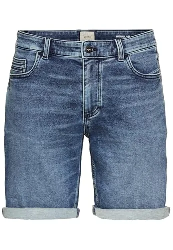 camel active Herren fleXXXactive® Jeansshorts - Herren-Shorts aus Stretch-Denim für optimale Bewegungsfreiheit, im 5-Pocket-Stil mit individuellem Garment-Wash für einen einzigartigen Look.