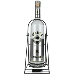 Beluga Noble Vodka EXPORT Montenegro 40% Vol. 6l mit Schwenkständer