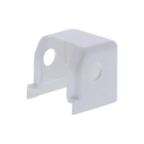 AUBI Abdeckkappe EK001 weiß Ecklagerkappe 20x18mm für Ecklagerbock EB001 + EB005