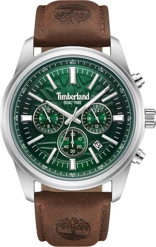 Timberland Chronograph NORTHBRIDGE TDWGF0041206 - Elegante Herrenuhr mit Quarz-Antrieb, Lederarmband und Stoppfunktion. Wasserdicht bis 5 bar und ideal für jeden Anlass.