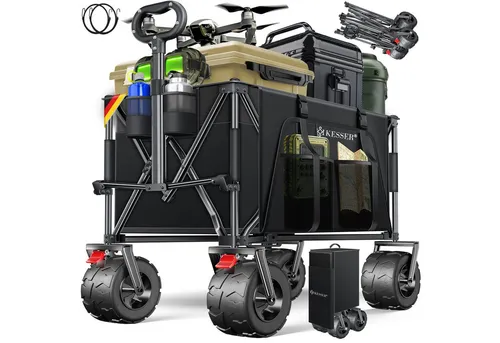 Rollwagen & Sackkarren Schwarz von Kesser