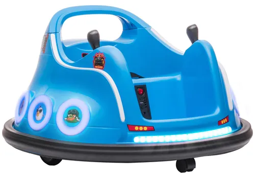 AIYAPLAY 12V Kinder Autoscooter mit 2,4 G Fernbedienung - RC-Modelle: Spannendes Elektroauto für Kinder 3-5 Jahre mit 360°-Drehung, Musik und LED-Lichtern für unendlichen Spaß und aufregende Fahrten.