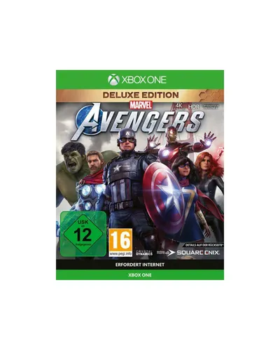 Marvel's Avengers Deluxe Edition (inkl. kostenloses Upgrade auf Xbox Series X) - Actionreiches Spiel für die Xbox One mit hochwertiger Grafik, robustem Gameplay und kostenloser Upgrade-Option für Xbox Series X
