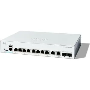 Cisco Catalyst C1200 Switch 8-Port 1 GbE - Leistungsstarker Managed Switch - Managed Switch für Unternehmen, bietet 8 Ports mit 1 GbE für schnelle Datenübertragung und umfangreiche Netzwerkverwaltung.
