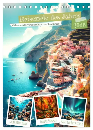Marco Warstat | Reiseziele des Jahres - vom Nordlicht bis Korallenriff: 12... - Kalender 2025 mit 12 atemberaubenden Reiseorten, ideal für Reisebegeisterte und Planer. Entdecken Sie die Schönheit der Natur und planen Sie Ihre nächsten Abenteuer!