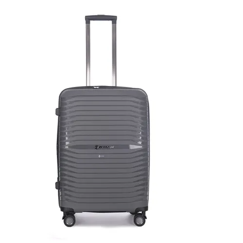 Stratic Bright+ Hartschalen-Koffer - mittelgroßer Trolley mit 4 Rollen, wasserabweisend, erweiterbar und TSA-Schloss, NFC-Chip für digitale Steuerung
