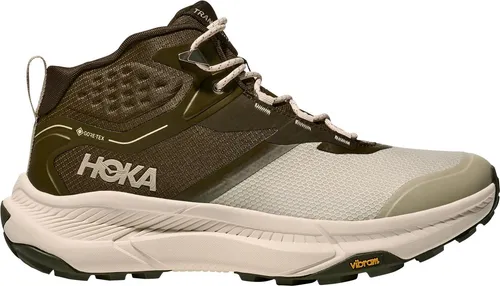 Hoka One One Transport Hike Gore-Tex Herren Kaki 44.2/3 - Der Hoka Transport X Hike Gore-Tex für Herren bietet optimalen Schutz und Komfort auf Wanderungen, ideal für jedes Terrain.