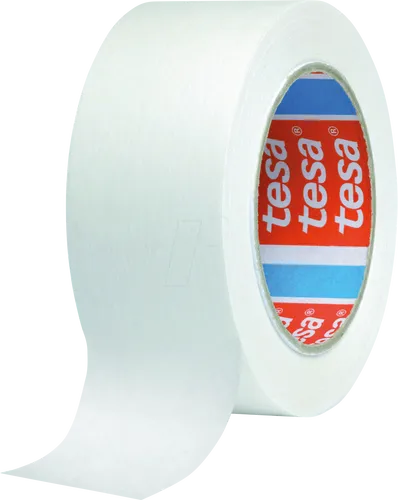 TESA 04313-00004 - tesapack Papierband, 50 m x 50 mm, 1x Rolle, weiß