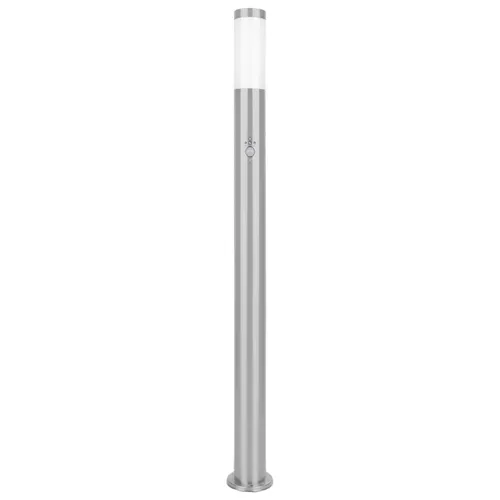 Grafner Wegeleuchte mit Bewegungsmelder, Edelstahl, 110 cm - Moderne Außenleuchte mit Bewegungsmelder für optimale Sicherheit. Höhe: 110 cm, IP44 spritzwassergeschützt, passend für E27 Leuchtmittel, ideal für Gartenwege.