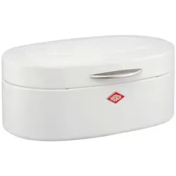 Wesco Brotkasten Single Elly – Weiß Matt, Klappdeckel in weiß von Wesco