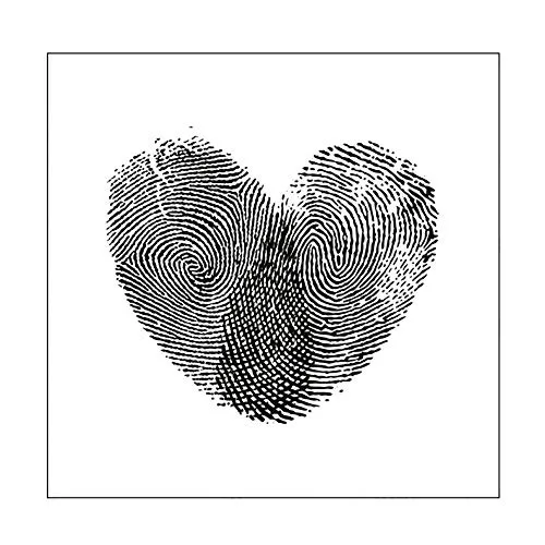 Vaessen Creative Prägeschablone Folder, Fingerabdruck, Zum Hinzufügen von Strukturen, Muster und Hintergründe auf Karten oder Scrapbook-Seiten, Durchscheinend