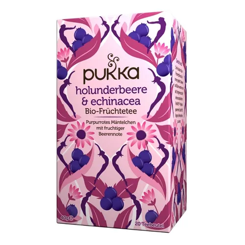 holunderbeere & echinacea - 20 Beutel 40g | PUKKA