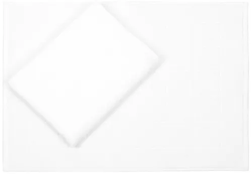 Betz Badematte 2 Stück Badvorleger Berlin Größe 50x70 cm, 100% Baumwolle, beidseitig nutzbar, Baumwolle, Badematte Badteppich Duschvorlage