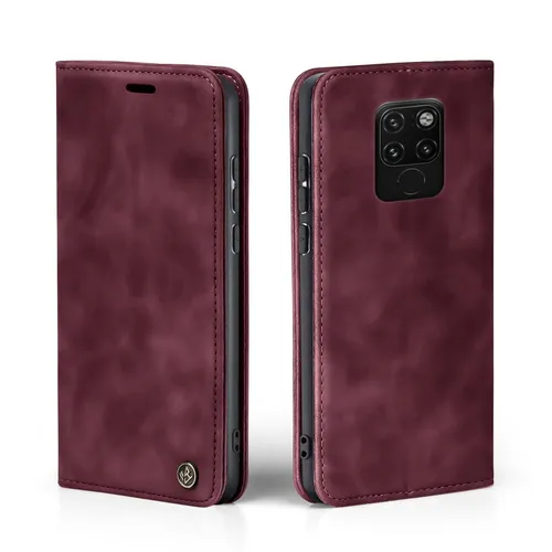 Handy Hülle für Huawei Mate 20 Klapp Magnet Smartphone Cover Case Rot
