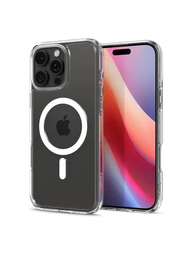 Spigen Ultra Hybrid Case für Apple iPhone 16 Pro - Robuste Smartphone Hülle mit transparentem Design, bietet optimalen Schutz und zeigt das elegante Design deines iPhones.