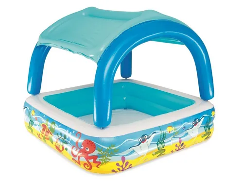 Kinderpool mit Dach 140 x 140 x 114 cm Bestway 52192