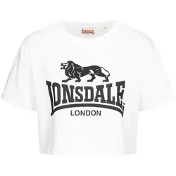 Lonsdale T-Shirt Crop T-Shirt Lonsdale Gutch weiß S (36)