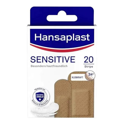 Hansaplast Sensitive Pflasterstrips hautton medium, 20 St