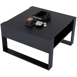 CraftPAK Couchtisch Schwarz, Rechteckig 68x45x71.5 cm von CraftPAK