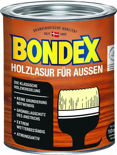Bondex Holzlasur für Außen 750 ml rio palisander