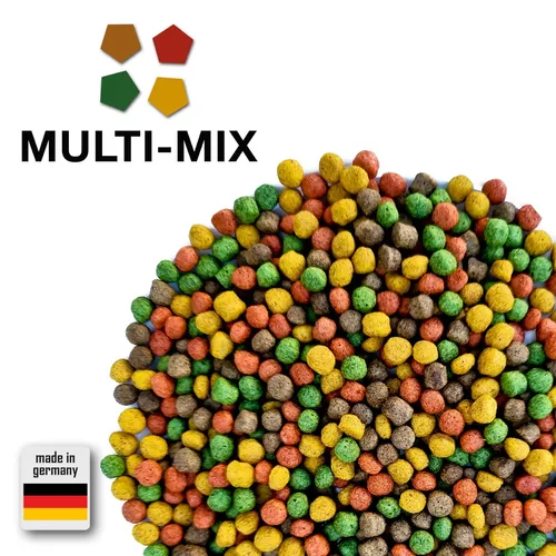 Koifutter 5 kg 6 mm 4 Sorten Multi Mix Spirulina Astaxanthin Weizenkeime