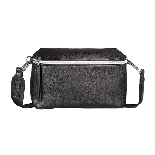 TOM TAILOR Umhängetasche Belt Bag schwarz in schwarz von Tom Tailor
