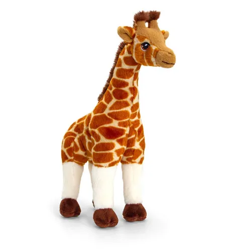 Keel Toys Plüschfigur Keeleco Giraffe 30cm stehend aus recycelten Materialien