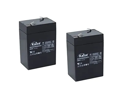 Kaise Blei-Akku AGM VRLA 6 V, 4,5 Ah, Modell KB645 F1, 2 Stück