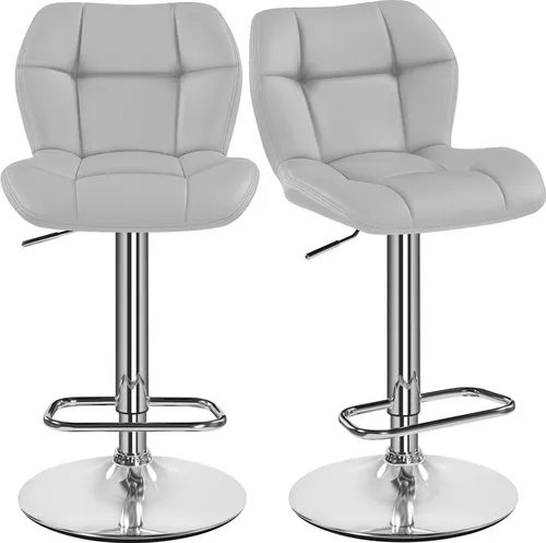 Yaheetech 2er Set Barhocker Höhenverstellbar und Drehbar
