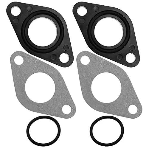 VGOL 2 Sets Vergaser Ansaugdichtungen Vergaser Ansaugkrümmer Dichtungen mit O-Ring Ersatz für 50cc 70cc 90cc 110cc 125cc Dirt Pit Bike ATV 4 Räder Quad Scooter