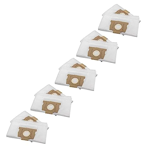 vhbw 50x Staubbeutel kompatibel mit Rowenta Spaceo, RO 1600... 1699 Staubsauger - 36cm x 26cm Weiß