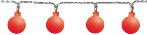 Best Season LED-Partykette'Berry',50 rote LED, rote Kugeln