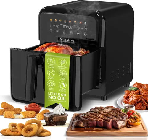 TurboTronic Heißluftfritteuse XL 6L