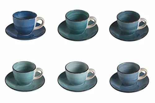 Villa d'Este 6er-Set Espressotassen 