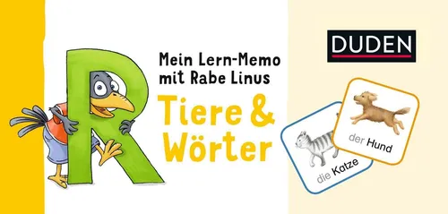 Mein Lern-Memo mit Rabe Linus - Tiere & Wörter, Dorothee Raab
