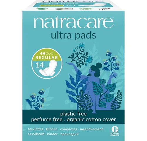 Natracare Slip-Einlage Ultra with Wings Regular, 14 Stk.