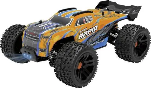 Absima Rapid Orange Brushed 1:20 RC Truggy mit Allradantrieb - RC-Modelle mit 4WD und 32 km/h Höchstgeschwindigkeit, ideal für drinnen und draußen, inklusive 600mAh Li-Ion Akku und USB-Ladegerät für sofortigen Fahrspaß.