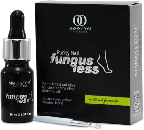 Simon&Tom Fungusless – Anti-Nagelpilz-Behandlung, Premium hochwertige natürliche Wirkstoffe, beseitigt Nagelpilz fördert gesundes Nagelwachstum, klinisch erprobt, vegan/10 ml – Made In Spain