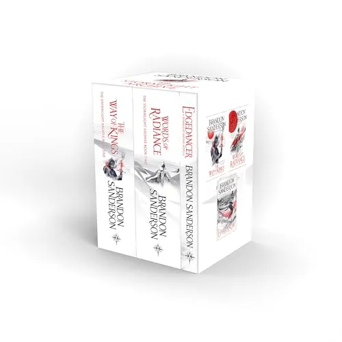 The Stormlight Archive Boxed Set Part One von Brandon Sanderson - Fantasy Bücher-Boxset, umfasst epische Geschichten in hochwertiger Aufmachung – ideal für Fans und Sammler.