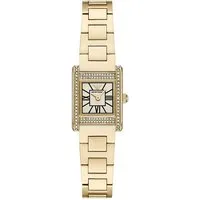 Emporio Armani AR11663 Damenarmbanduhr - Elegante Goldfarben mit Weiß - Damenuhr mit elegantem goldfarbenem Edelstahlgehäuse und -armband, wasserdicht bis 50 m, perfekt für jeden Anlass und modische Outfits.