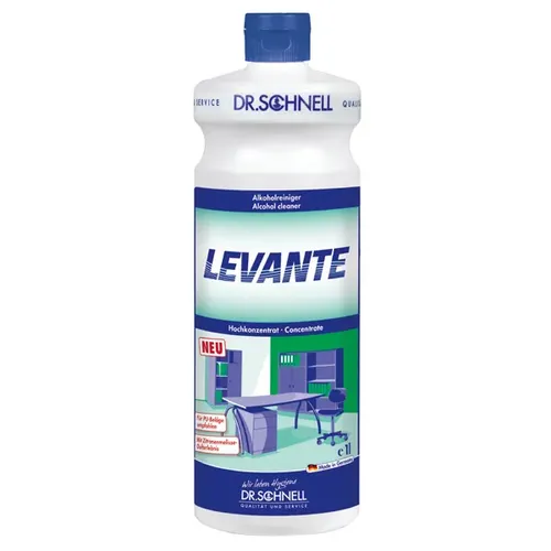 Dr. Schnell Levante 1 L Alkoholreiniger materialschonender Glanzreiniger für wasserfeste Oberflächen