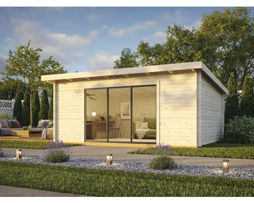 Gartenhaus Palmako Lea 19,4 m² mit Schiebetür