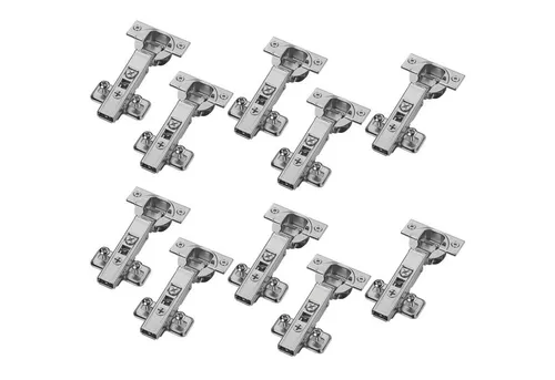 blum Topfband Schrankscharnier 110° SoftClose (Spar-Set, 10 St.) - Hochwertige Topfbänder mit SoftClose-Technologie für sanftes Schließen. Ideal für individuelle Möbelgestaltungen. Inklusive Montageplatten für einfache Installation.