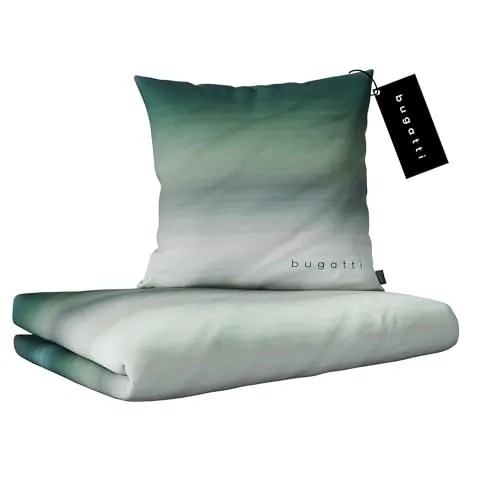 bugatti Bettwäsche 135 x 200 cm - Weich & anschmiegsam aus 100% Baumwolle - Bettwäsche-Sets: Luxuriöse Mako Satinbettwäsche von bugatti, 100% Baumwolle, mit praktischem Reißverschluss und maschinenwaschbar bei 60°. Ideal für alle Jahreszeiten und besonders sanft zur Haut.